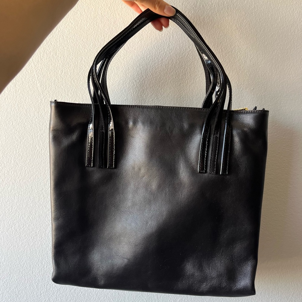 Authentic Leather Valentino Orlandi Black Bag with Dust bag - Picture 3 of 7
